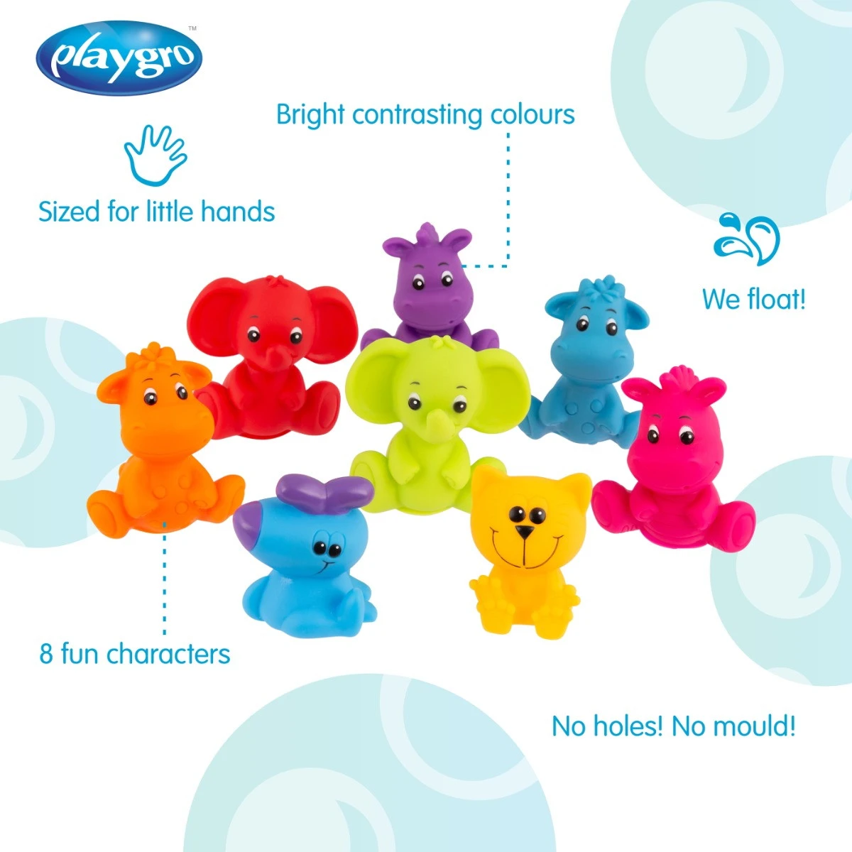 Playgro Jungle Fun Friends Badspeeltjes P0188417 4 Playgro Jungle Fun Friends Badspeeltjes P0188417 - Afbeelding 2