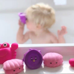 Playgro Sea Friends Pink 7 Stuks Drijvende Badspeeltjes P0188416 -Baby Thuis Verkoop playgro sea friends pink drijvend badspeeltje p0188416.4