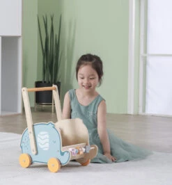 PolarB Olifant Houten Poppenwagentje 44031 -Baby Thuis Verkoop polarb olifant houten poppenwagentje 44031 6