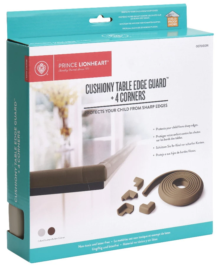 Prince Lionheart Impactabsorberend Schuimrubber Bruin + 4 Stuks Hoekbeschermers 0091 6 Prince Lionheart Impactabsorberend Schuimrubber Bruin + 4 Stuks Hoekbeschermers 0091 - Afbeelding 4