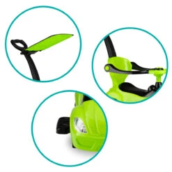 QKids Lolo Lime Green 2-in-1 Ride-on Loopauto QKIDS00007 19 QKids Lolo Lime Green 2-in-1 Ride-on Loopauto QKIDS00007 -Baby Thuis Verkoop qkids lolo lime green 2 in 1 ride on loopauto qkids00007 8