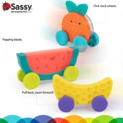 Sassy Stackin' Fruit Cars Stapeltoren S80811 -Baby Thuis Verkoop sassy stackin fruit cars stapeltoren 2