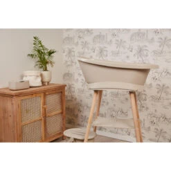 Bébé-jou Bebe-Jou Taupe Sense Badstandaard 421705 -Baby Thuis Verkoop sense taupe02