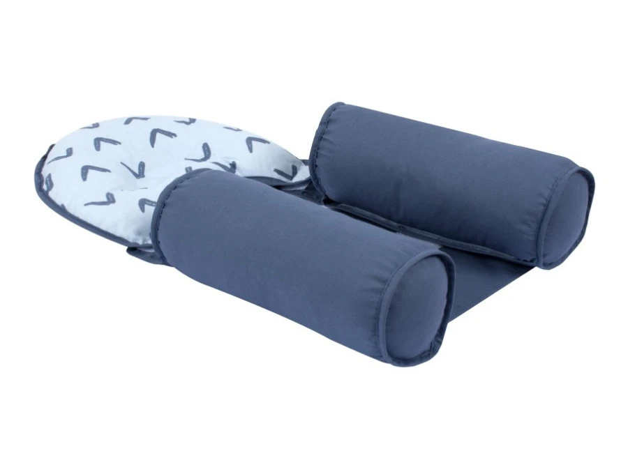 Sevibaby Blue Boomerang Steunkussen Met Hoofdkussentje 33-154 8 Sevibaby Blue Boomerang Steunkussen Met Hoofdkussentje 33-154 - Afbeelding 6