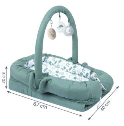 Sevibaby Green Reflux Multifunctioneel Draagbaar Babynest 275-92 -Baby Thuis Verkoop sevibaby green reflux multifunctioneel draagbaar babynest 275 92 5