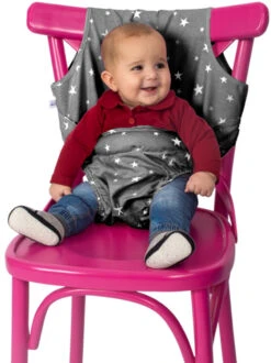 Sevibaby Grijs Textiel Travel Chair 152-13 8 Sevibaby Grijs Textiel Travel Chair 152-13 -Baby Thuis Verkoop sevibaby grijstextiel stoelverhoger 152 13 1