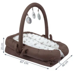 Sevibaby Brown Reflux Multifunctioneel Draagbaar Babynest 275-149 -Baby Thuis Verkoop sevibaby nougat reflux multifunctioneel draagbaar babynest 275 149 5 1