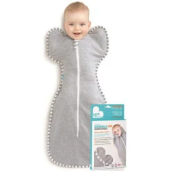 Love To Dream Swaddle Up 1.0 Grey Small 3-6 Kg Inbakerslaapzak L1001001GRS -Baby Thuis Verkoop su original hero grey hi res cmyk 2