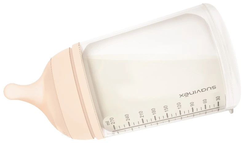 Suavinex Zero.Zero Anti-Colic Medium Flow Zuigfles 270ml SXZBRF050012 4 Suavinex Zero.Zero Anti-Colic Medium Flow Zuigfles 270ml SXZBRF050012 - Afbeelding 2