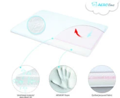 Babymatex AeroLine Slim Wit 40x26 Cm Hoofdkussentje TB0273_01 -Baby Thuis Verkoop tb0273 2