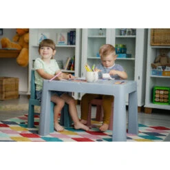 Tega Baby Teggi Grey/Old Rose/Turquoise Multifun 3-in-1 Tafel Met Twee Stoeltjes TI-011-174 -Baby Thuis Verkoop tega baby teggi turquoisenavygrey multifun 3 in 1 tafel 3