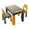 Tega Baby Teggi Graphite/Mustard Multifun 3-in-1 Tafel Met Twee Stoeltjes TI-011-172 -Baby Thuis Verkoop teggi graphite mustard set