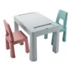 Tega Baby Teggi Grey/Old Rose/Turquoise Multifun 3-in-1 Tafel Met Twee Stoeltjes TI-011-174 -Baby Thuis Verkoop teggi grey old rose turquoise set
