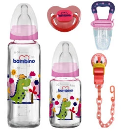 Bambino 5-delige Roze Kadoset T902