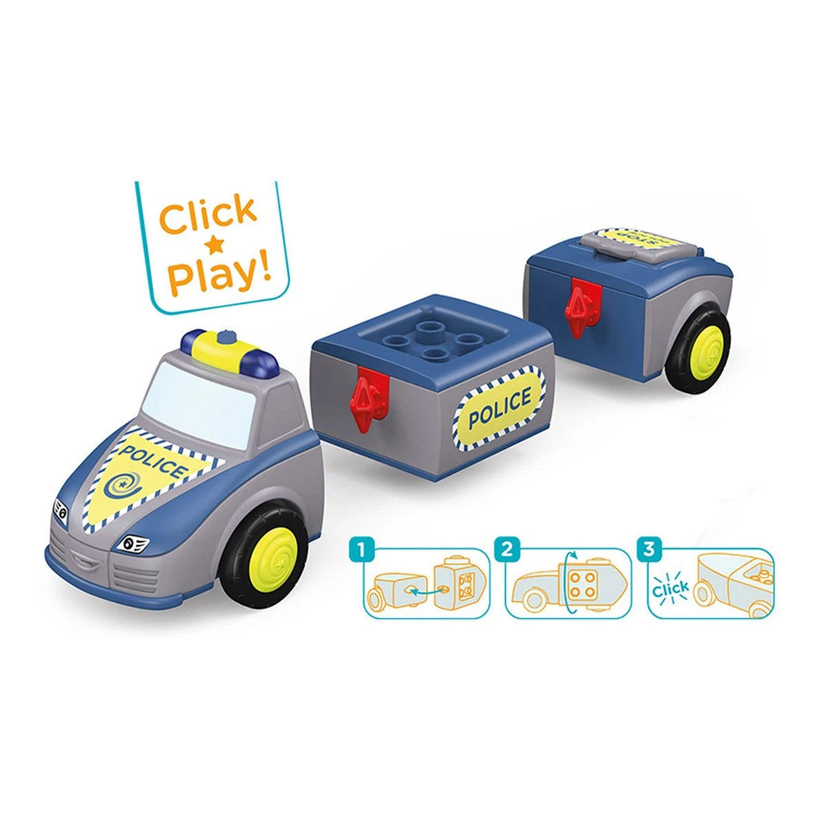 Toddys Tom Trusty Educatieve Modulaire Speelgoedauto Met Pop TO-0128 4 Toddys Tom Trusty Educatieve Modulaire Speelgoedauto Met Pop TO-0128 - Afbeelding 2