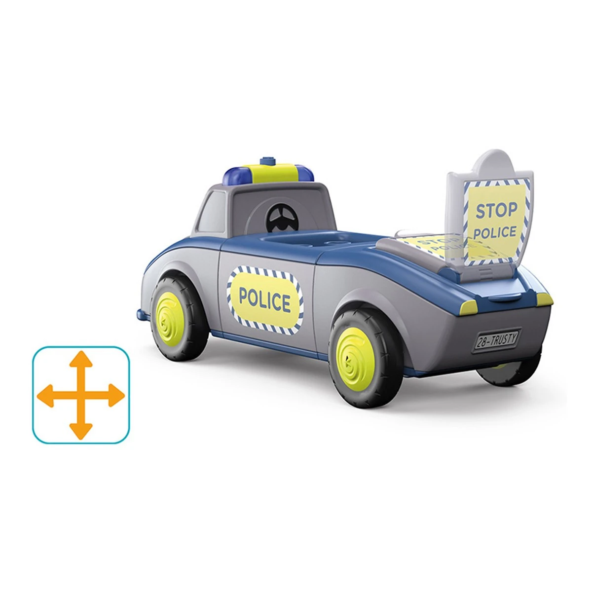 Toddys Tom Trusty Educatieve Modulaire Speelgoedauto Met Pop TO-0128 5 Toddys Tom Trusty Educatieve Modulaire Speelgoedauto Met Pop TO-0128 - Afbeelding 3