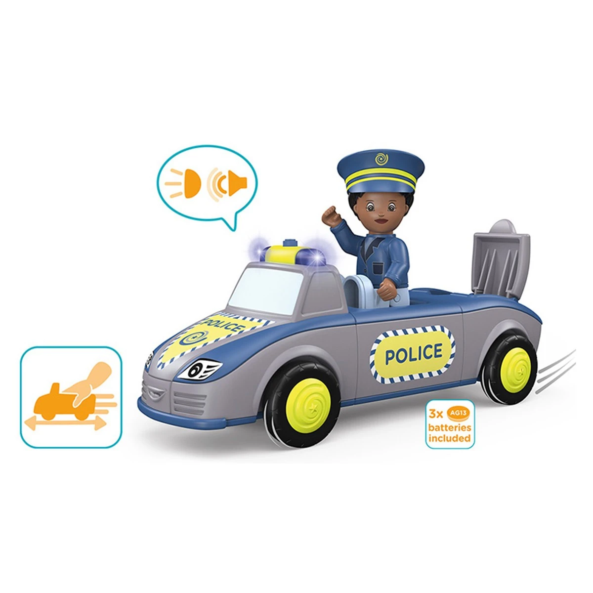 Toddys Tom Trusty Educatieve Modulaire Speelgoedauto Met Pop TO-0128 6 Toddys Tom Trusty Educatieve Modulaire Speelgoedauto Met Pop TO-0128 - Afbeelding 4
