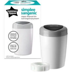 Tommee Tippee Simplee Sangenic Tub Wit/Grijs Luieremmer 87003103 (eco) 13 Tommee Tippee Simplee Sangenic Tub Wit/Grijs Luieremmer 87003103 (eco) -Baby Thuis Verkoop tommee tippee simplee sangenic wit grijs luieremmer 1 4