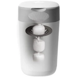 Tommee Tippee Twist & Click Cotton White Luieremmer 85100102 (eco) -Baby Thuis Verkoop tommee tippee twist click cotton white luieremmer 85101201 1 2