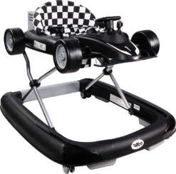 Tryco F1 Racer Black 2-in-1 Loopstoel En Loopwagen TR-362703 -Baby Thuis Verkoop tr 362703 tryco f1 racer black 2 in 1 walker 01