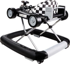 Tryco F1 Racer Black 2-in-1 Loopstoel En Loopwagen TR-362703 -Baby Thuis Verkoop tr 362703 tryco f1 racer black 2 in 1 walker 10