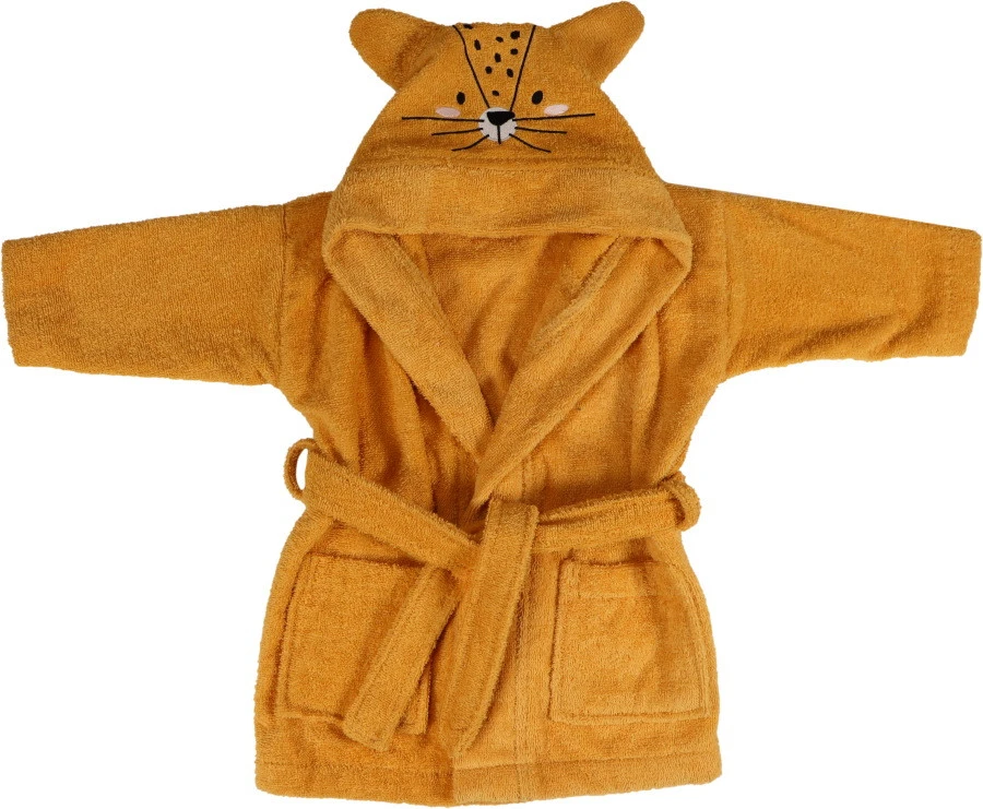 Blush & Blossom Leopard Lenny 1-2jr Badstof Badjas TR-BB4202 4 Blush & Blossom Leopard Lenny 1-2jr Badstof Badjas TR-BB4202 - Afbeelding 2