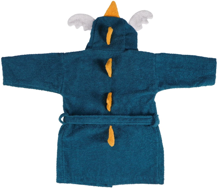 Blush & Blossom Dragon Diego 1-2jr Badstof Badjas TR-BB4207 - Afbeelding 5