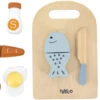 Tryco Houten Snijplank Met Speelgoed Eten TR-303025 -Baby Thuis Verkoop tryco houten snijplank met speelgoed eten tr 303025 02