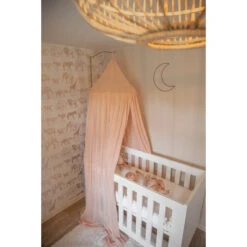 Tryco Goud Ovaal Sluierstandaard Met Voet TR-432104 -Baby Thuis Verkoop tryco klamboe goud 01