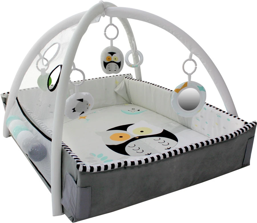 Tryco 5-in-1 Lovely Owl Ball Play Activity Gym Speelkleed TR-140203 3 Tryco 5-in-1 Lovely Owl Ball Play Activity Gym Speelkleed TR-140203