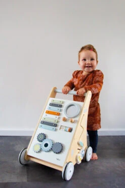 Tryco Houten Activiteiten Loopwagen TR-303012 -Baby Thuis Verkoop tryco houten activiteiten loopwagen01