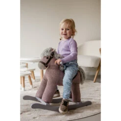Tryco Milo Grijs Hobbelpaard 36m+ TR-120109 -Baby Thuis Verkoop tryco milo roze hobbelpaard 18m tr 120107 03 1