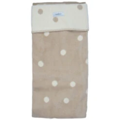 Zaffiro Ecru & Beige Gestipt 75 X 100 Cm Wiegdeken 14987 -Baby Thuis Verkoop zaffiro ecru en beige gestipt 75x100 mamaloes babysjop 1
