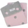 Zaffiro Grijs & Roze Gestipt 75 X 100 Cm Wiegdeken 15069 -Baby Thuis Verkoop zaffiro 100x150 deken grijs roze gestreept