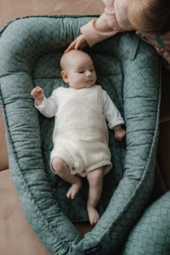 Zaffiro Beige Leaves Babynest 0978 -Baby Thuis Verkoop zaffiro beige leaves babynest 0978 1 1