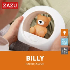 Zazu Billy Beer Bruin Nachtlampje ZA-BILLY-02 -Baby Thuis Verkoop zazu billy beer bruin nachtlampje za billy 02 3