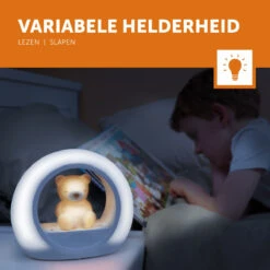 Zazu Billy Beer Bruin Nachtlampje ZA-BILLY-02 -Baby Thuis Verkoop zazu billy beer bruin nachtlampje za billy 02 4