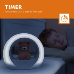 Zazu Billy Beer Bruin Nachtlampje ZA-BILLY-02 -Baby Thuis Verkoop zazu billy beer bruin nachtlampje za billy 02 5