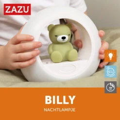 Zazu Billy Beer Groen Nachtlampje ZA-BILLY-01 11 Zazu Billy Beer Groen Nachtlampje ZA-BILLY-01 -Baby Thuis Verkoop zazu billy beer groen nachtlampje za billy 01 1 1