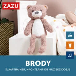 Zazu Brody De Beer Roze Slaaptrainer ZA-BRODY-03 -Baby Thuis Verkoop zazu brody de beer roze slaaptrainer sfeer 9